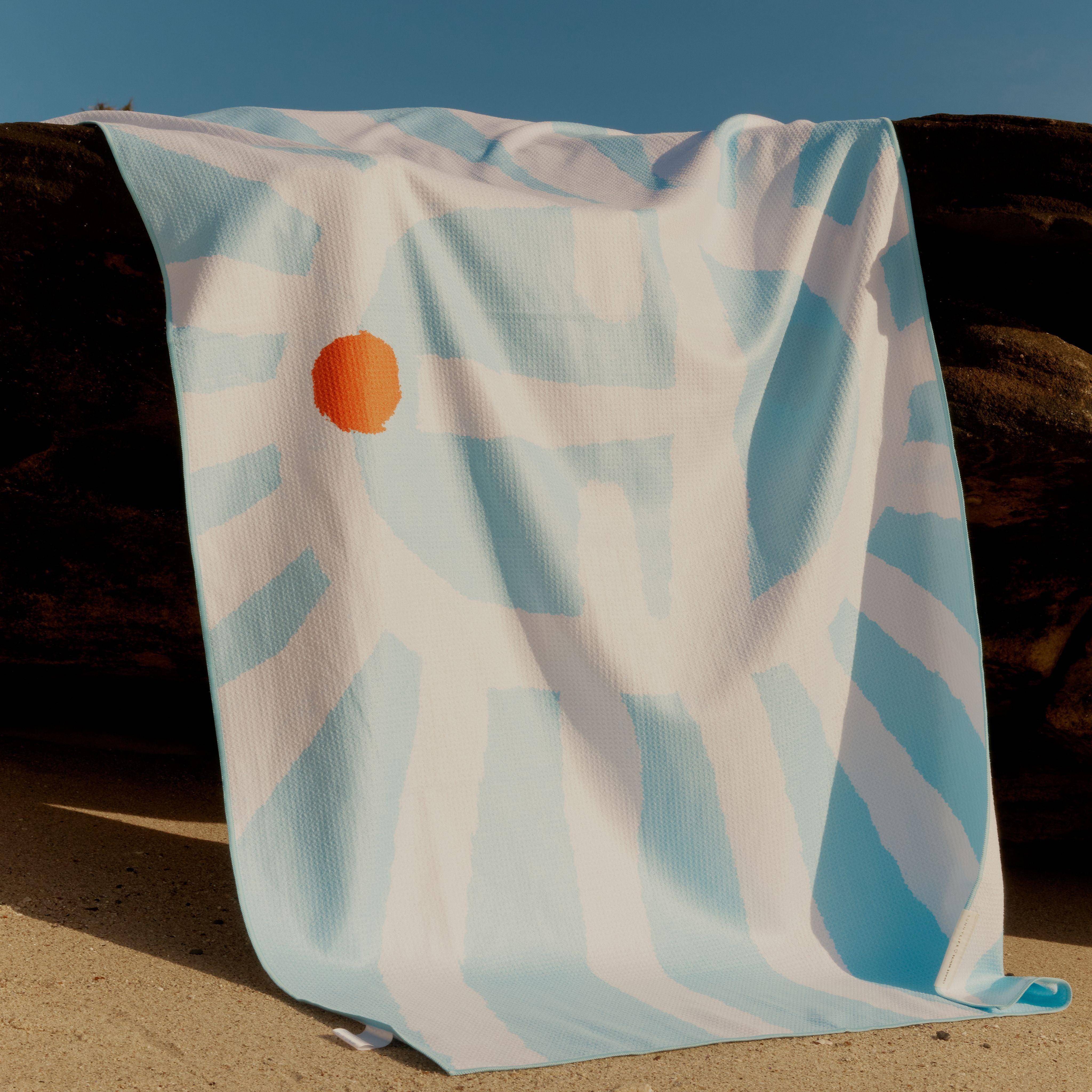 Sunnylife: ręcznik z mikrofibry Sun Face - Noski Noski