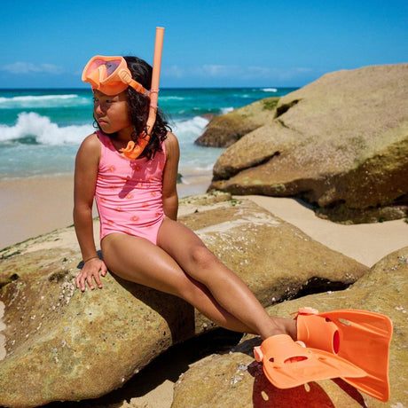 Sunnylife: zestaw do nurkowania 6+ Neon Coral Marble - Noski Noski