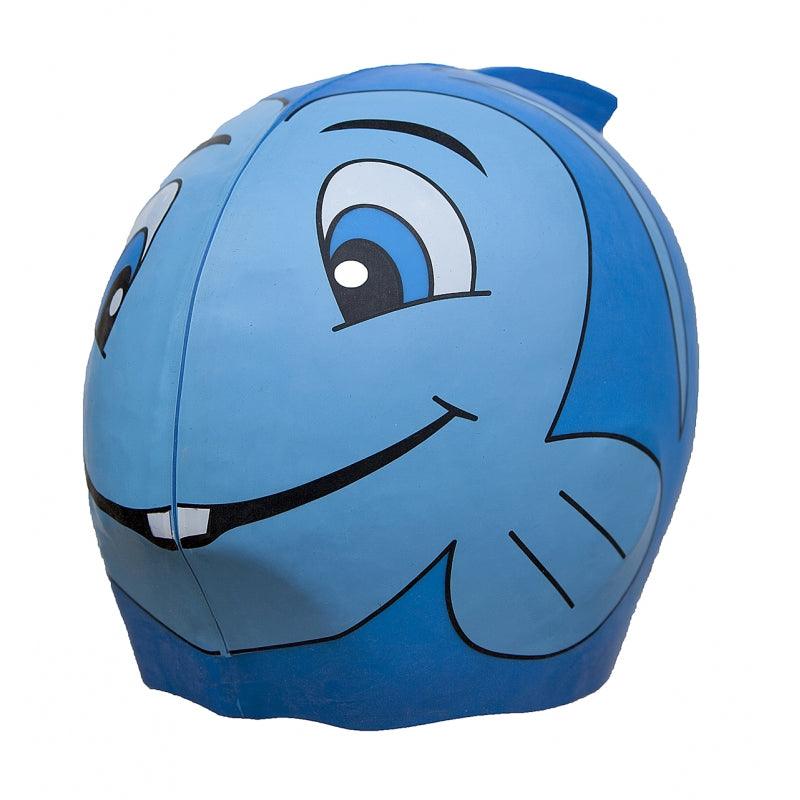 SwimFin: dziecięcy czepek silikonowy Niebieski - Noski Noski