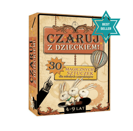 Tata Robi Książki: Czaruj z dzieckiem. 30 magicznych sztuczek dla młodych czarodziejów - Noski Noski