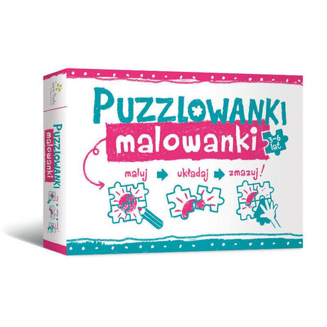 Tata Robi Książki: Puzzlowanki Malowanki - Noski Noski