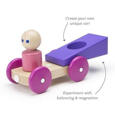 Tegu: drewniane autko Baby & Toddler Magnetic Racer - Noski Noski