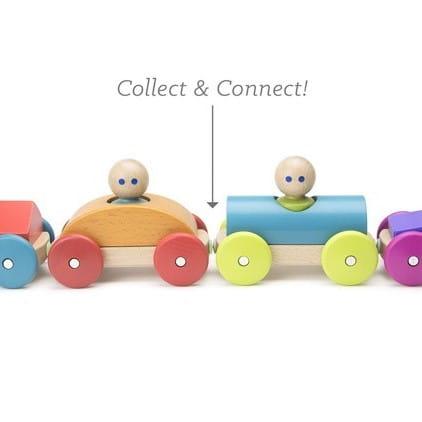 Tegu: drewniane autko Baby & Toddler Magnetic Racer - Noski Noski