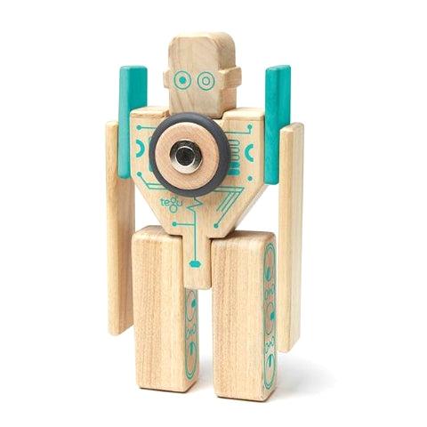 Tegu: drewniane klocki z magnesami robot Magbot - Noski Noski