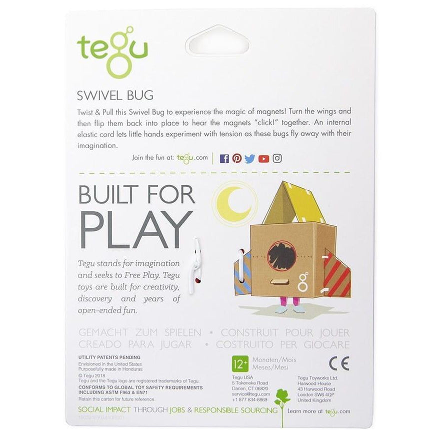 Tegu: magnetyczna biedronka Swivel Bug - Noski Noski