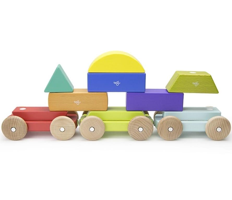 Tegu: pociąg Baby & Toddler Magnetic Shape Train - Noski Noski