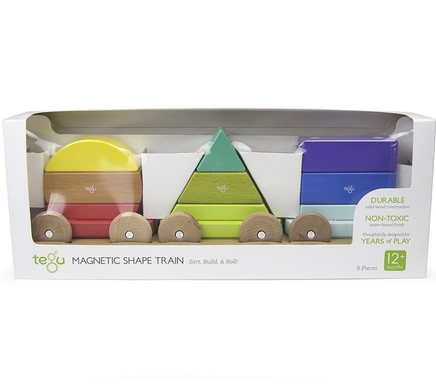 Tegu: pociąg Baby & Toddler Magnetic Shape Train - Noski Noski