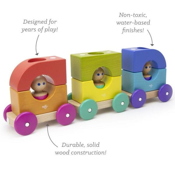 Tegu: tramwaj Baby & Toddler Magnetic Tram - Noski Noski