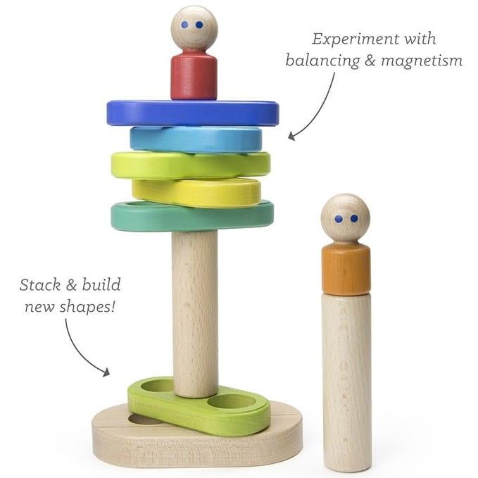 Tegu: wieża nakładanka Baby & Toddler Magnetic Floating Stacker - Noski Noski