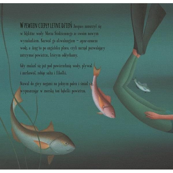 Tekturka: Podwodny świat. Opowieść o Jacques'u Cousteau - Noski Noski