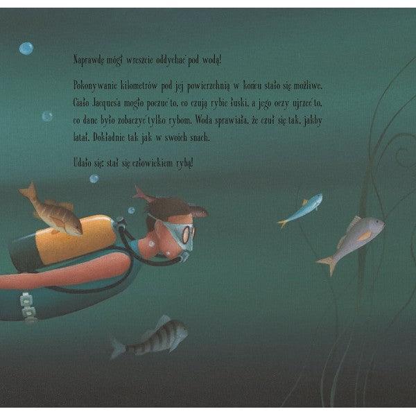 Tekturka: Podwodny świat. Opowieść o Jacques'u Cousteau - Noski Noski