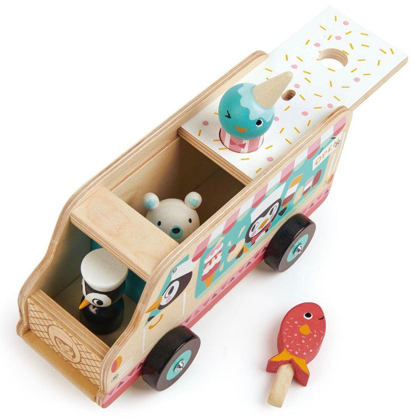 Tender Leaf Toys: autko lodziarnia Penguin’s Gelato Van - Noski Noski
