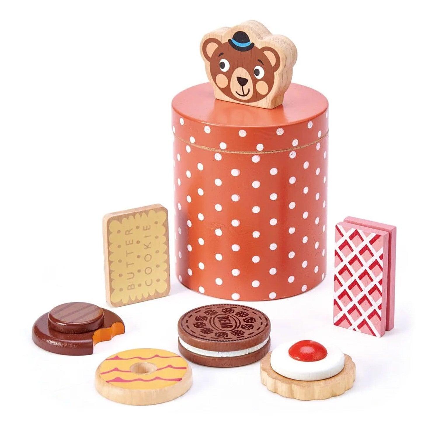 Tender Leaf Toys: ciasteczka w pudełku Bear's Biscuit Barrel - Noski Noski