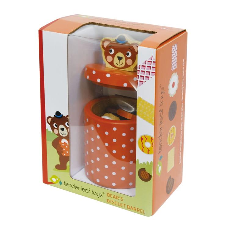 Tender Leaf Toys: ciasteczka w pudełku Bear's Biscuit Barrel - Noski Noski