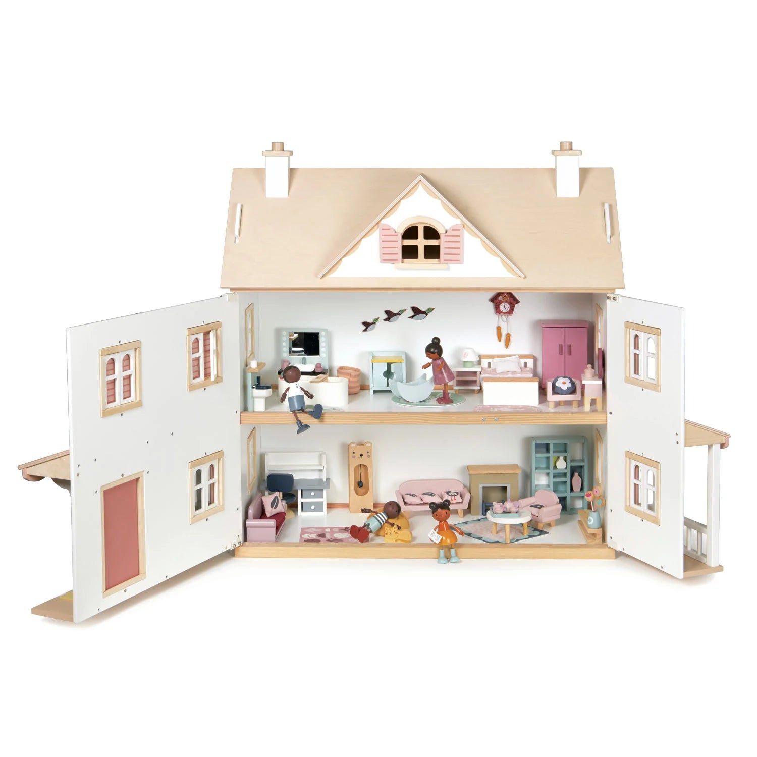 Tender Leaf Toys: domek dla lalek w stylu kolonialnym Humming Bird House - Noski Noski