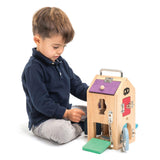 Tender Leaf Toys: domek manipulacyjny z zamkami Monster Lock Box - Noski Noski
