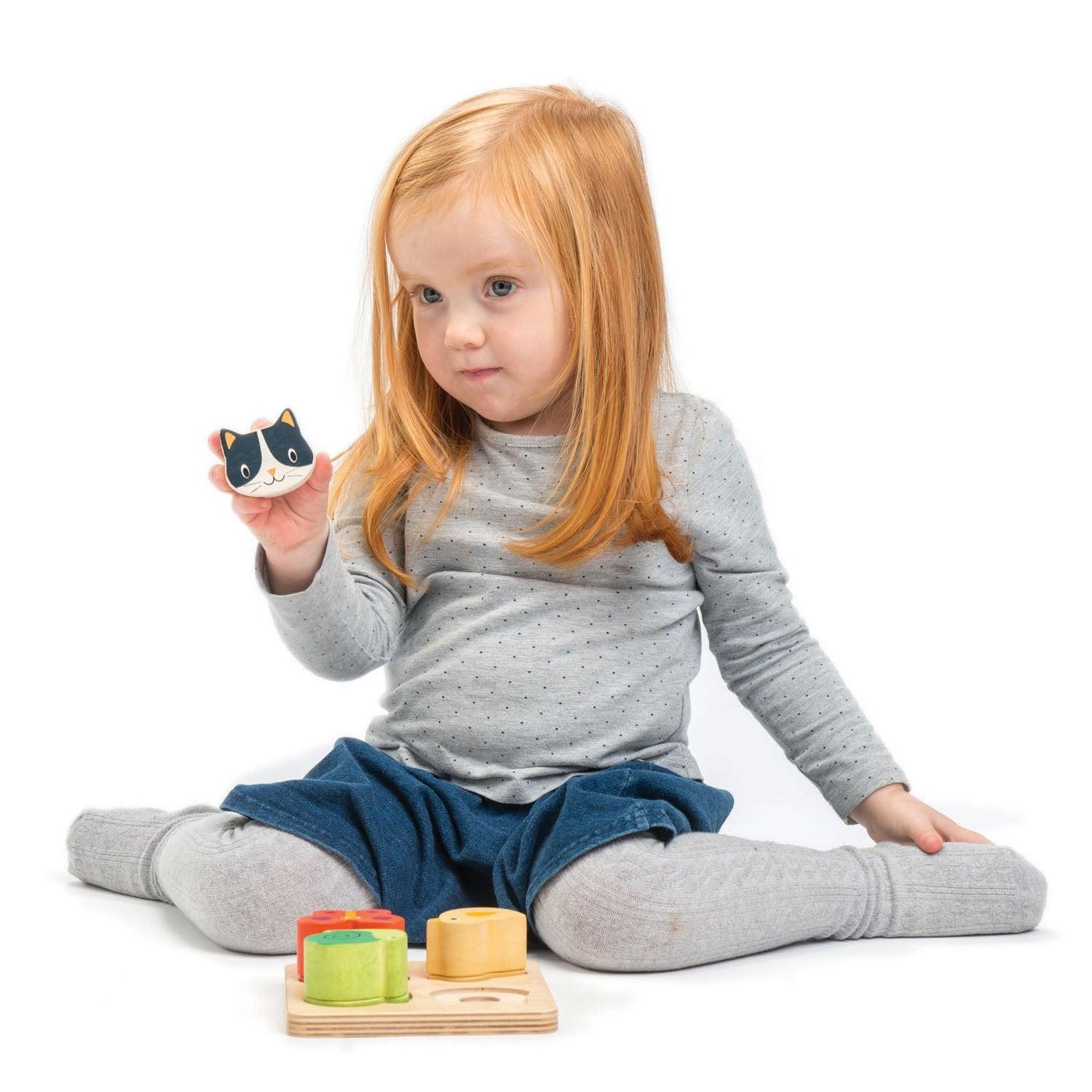 Tender Leaf Toys: dotykowe klocki sensoryczne Touch Sensory Tray - Noski Noski