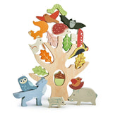 Tender Leaf Toys: drewniana gra zręcznościowa las Stacking Forest - Noski Noski
