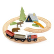 Tender Leaf Toys: drewniana kolejka Treetops Train Set - Noski Noski