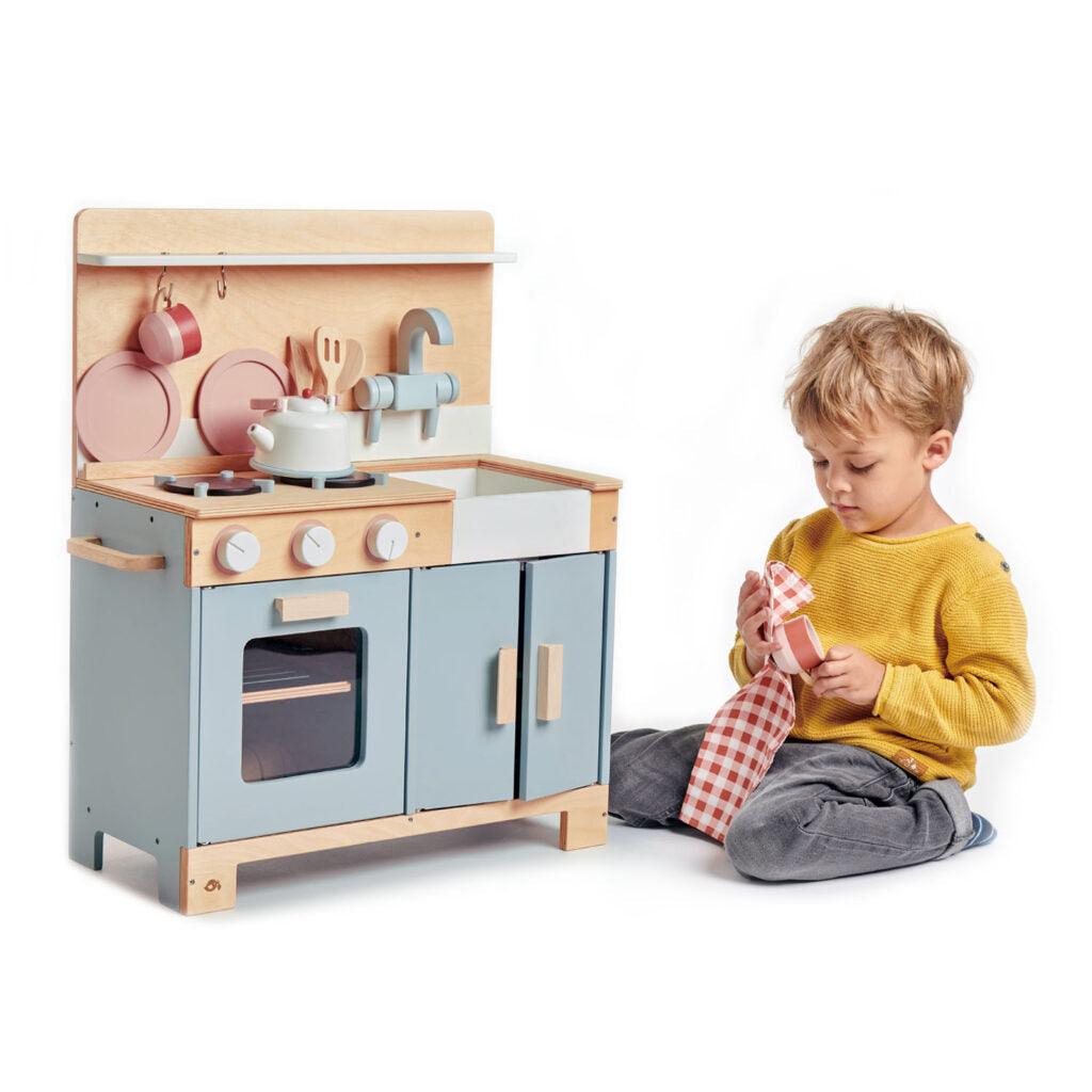 Tender Leaf Toys: drewniana kuchnia Mini Chef - Noski Noski