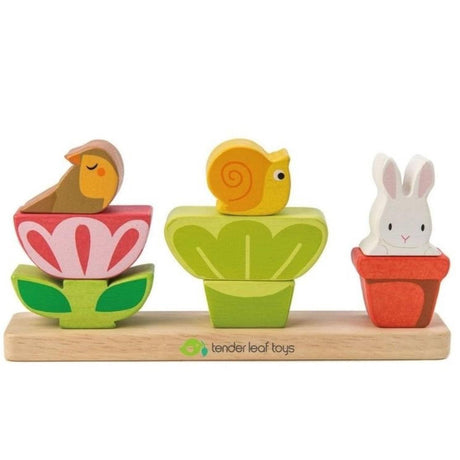 Tender Leaf Toys: drewniana nakładanka Ogród - Noski Noski