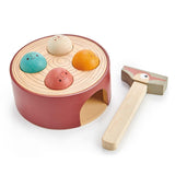 Tender Leaf Toys: drewniana przebijanka dzięcioł Woodpecker Game - Noski Noski