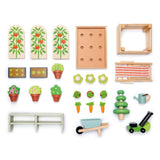 Tender Leaf Toys: drewniana szklarnia Greenhouse and Garden Set - Noski Noski