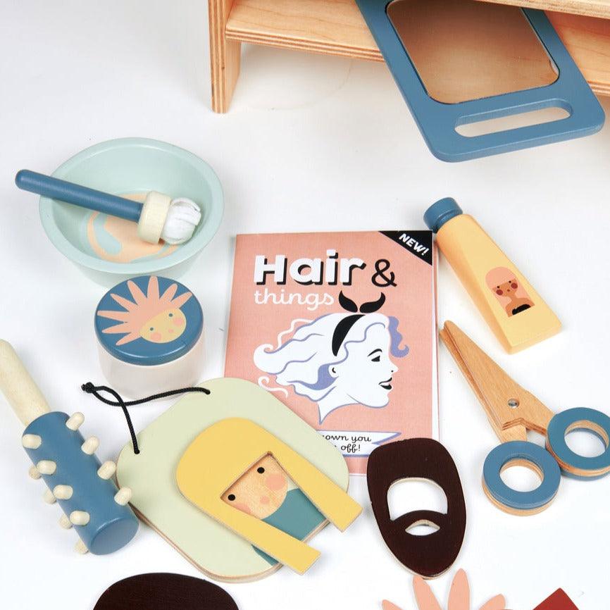 Tender Leaf Toys: drewniana toaletka salon fryzjerski Hair Salon - Noski Noski