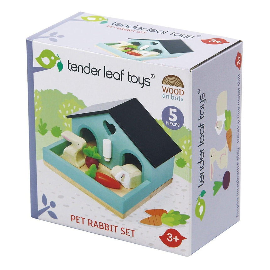 Tender Leaf Toys: drewniane figurki Króliczki - Noski Noski