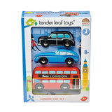 Tender Leaf Toys: drewniane samochody Londyn - Noski Noski