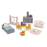 Tender Leaf Toys: drewniany domek dla lalek z mebelkami Cottontail Cottage - Noski Noski