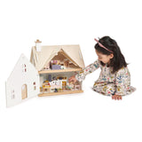 Tender Leaf Toys: drewniany domek dla lalek z mebelkami Cottontail Cottage - Noski Noski
