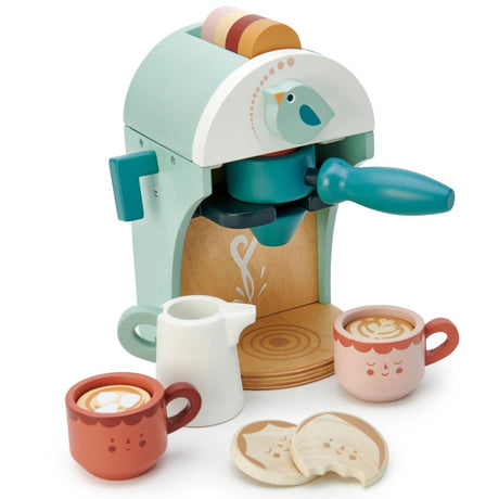 Tender Leaf Toys: drewniany ekspres do kawy Babyccino Maker - Noski Noski