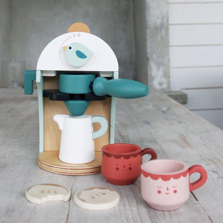 Tender Leaf Toys: drewniany ekspres do kawy Babyccino Maker - Noski Noski
