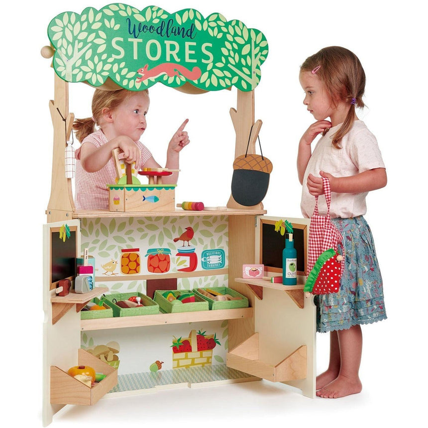 Tender Leaf Toys: drewniany sklep i teatrzyk Woodland - Noski Noski