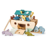 Tender Leaf Toys: drewniany statek Noah's Wooden Ark - Noski Noski