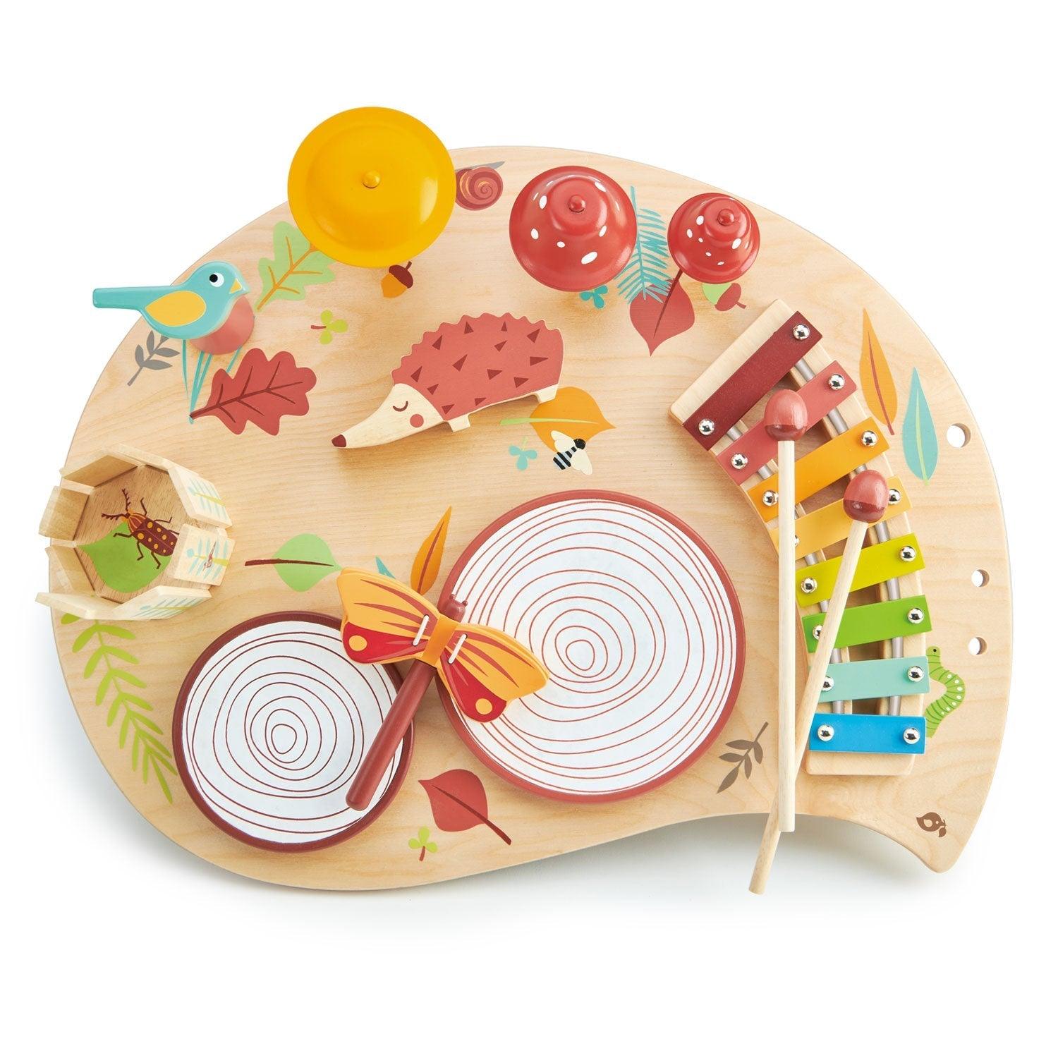 Tender Leaf Toys: drewniany stolik muzyczny Musical Table - Noski Noski