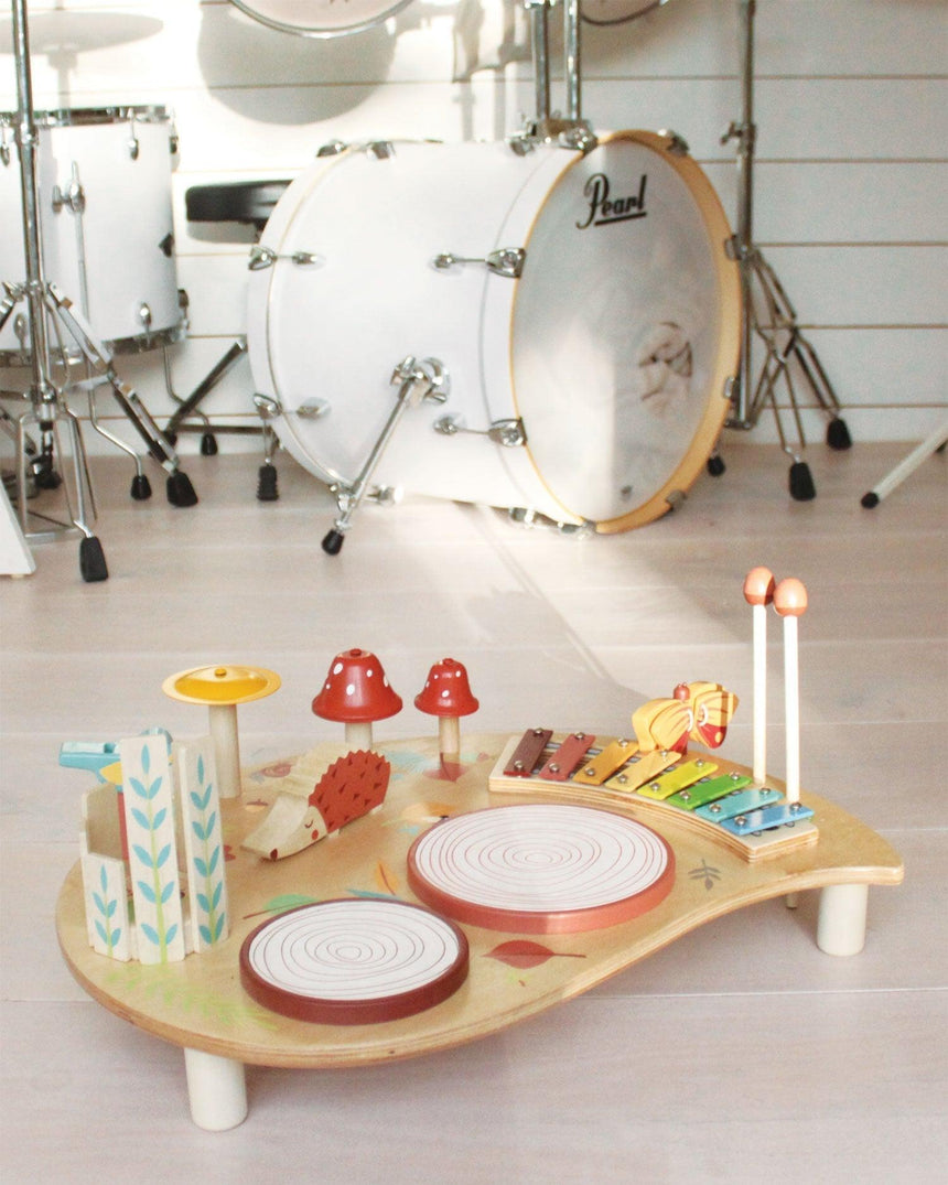 Tender Leaf Toys: drewniany stolik muzyczny Musical Table - Noski Noski