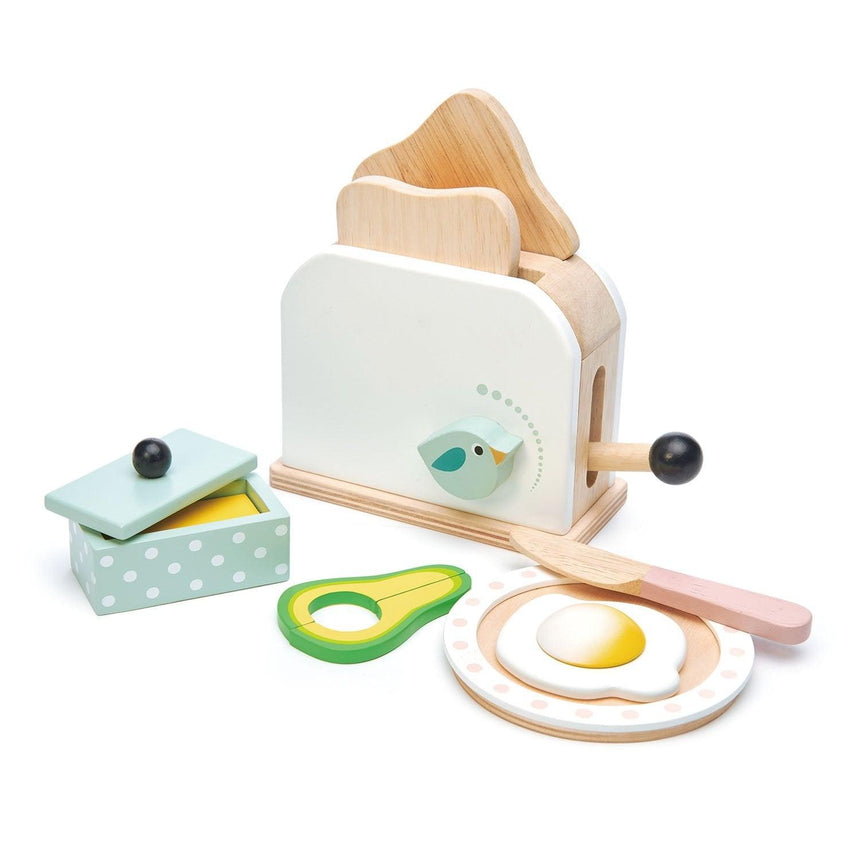 Tender Leaf Toys: drewniany toster Breakfast Toaster Set - Noski Noski