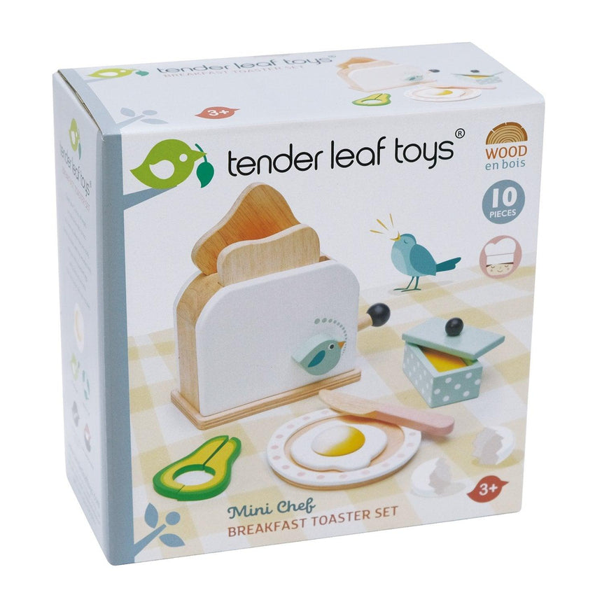 Tender Leaf Toys: drewniany toster Breakfast Toaster Set - Noski Noski