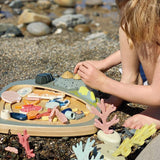 Tender Leaf Toys: drewniany zestaw kreatywny ocean My Little Rock Pool - Noski Noski