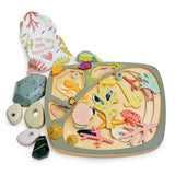 Tender Leaf Toys: drewniany zestaw kreatywny ocean My Little Rock Pool - Noski Noski