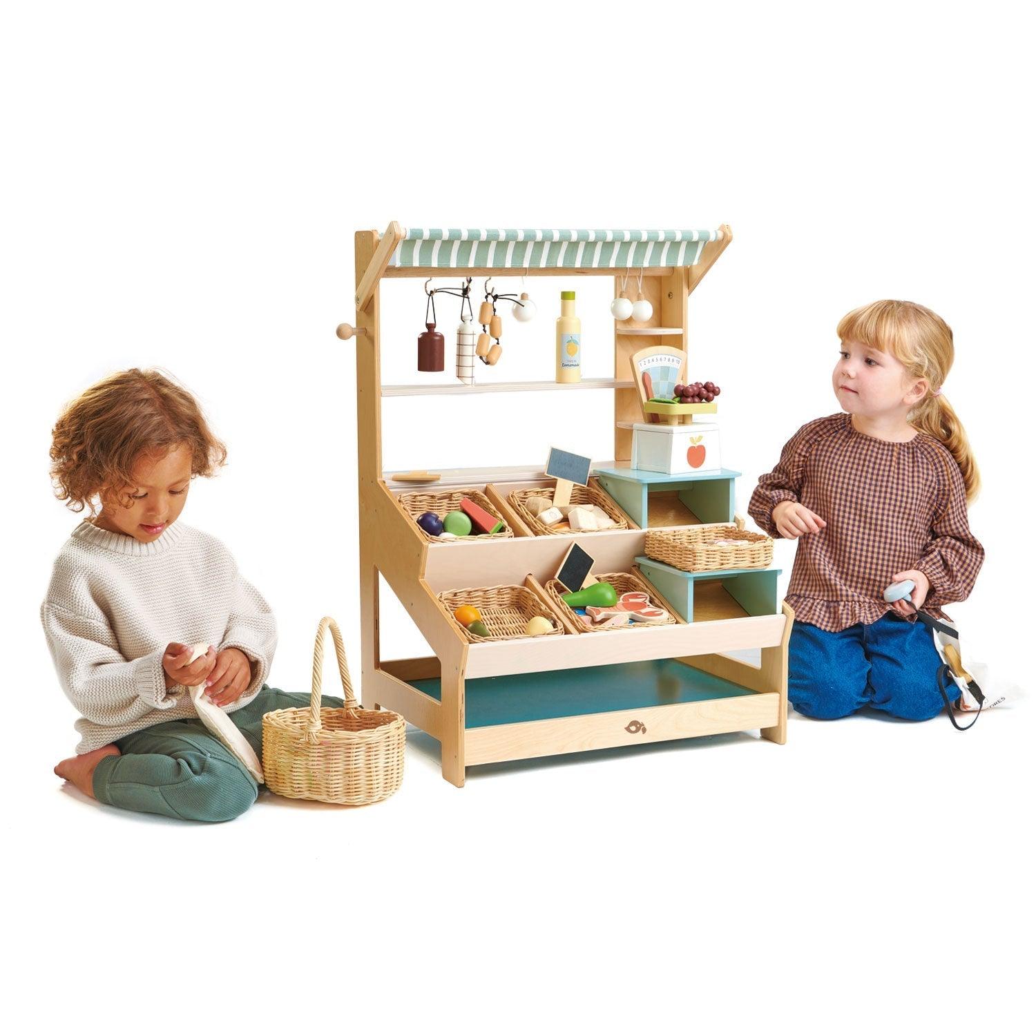 Tender Leaf Toys: duży drewniany sklep General Stores - Noski Noski