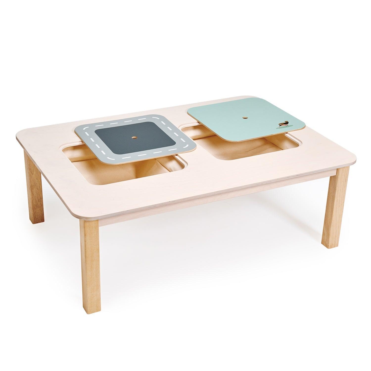 Tender Leaf Toys: duży stolik z podwójnym schowkiem Play Table - Noski Noski