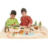 Tender Leaf Toys: duży stolik z podwójnym schowkiem Play Table - Noski Noski