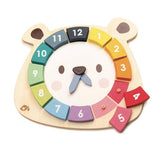 Tender Leaf Toys: edukacyjny zegar Bear Colors Clock - Noski Noski