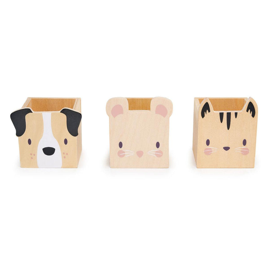 Tender Leaf Toys: organizery na przybory szkolne Pet Pencil Holders - Noski Noski