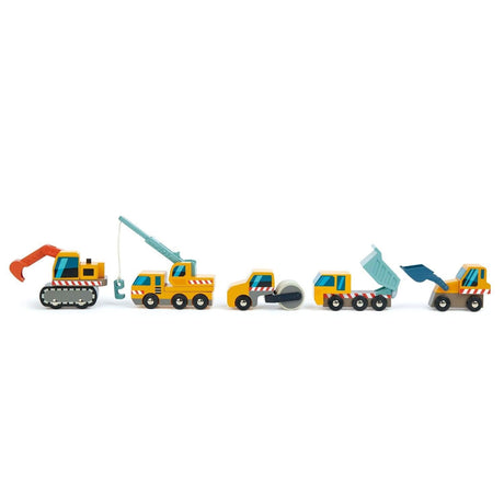 Tender Leaf Toys: pojazdy budowlane Construction Site - Noski Noski