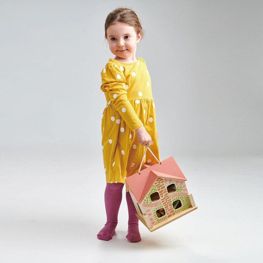 Tender Leaf Toys: przenośny leśny domek Rosewood Cottage - Noski Noski