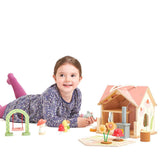 Tender Leaf Toys: przenośny leśny domek Rosewood Cottage - Noski Noski